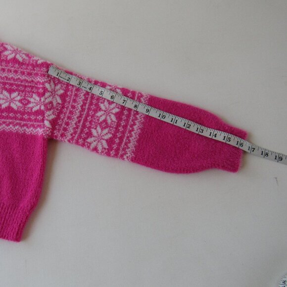 Target Art Class Girls Mock Neck Pullover Top Hot Magenta Pink Sweater Size M7/8 - Picture 9 of 9